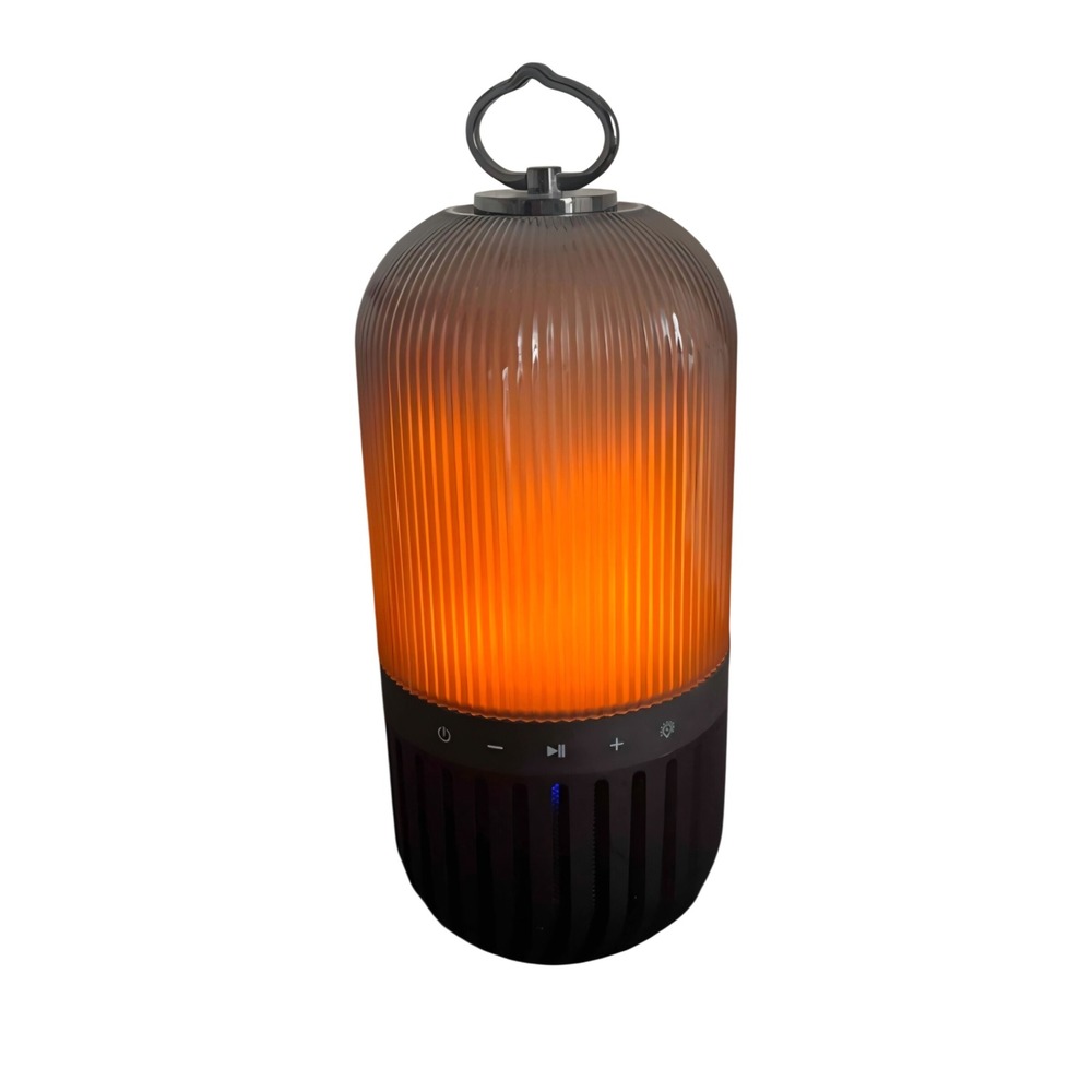 Spice of Life CS2020BK Bluetooth Speaker Lantern Flame Light Black V5.0 Portable